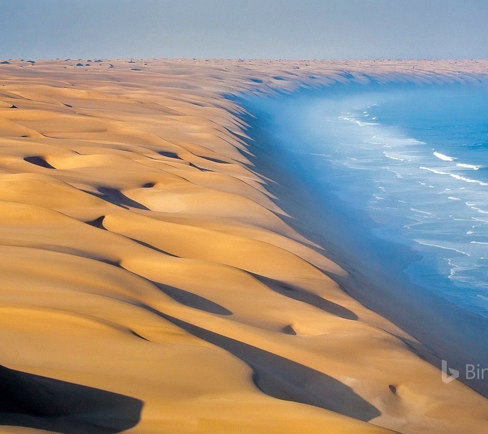 Обои пейзаж, море, песок, пустыня, bing, landscape, sea, sand, desert разрешение 1920x1200 Загрузить