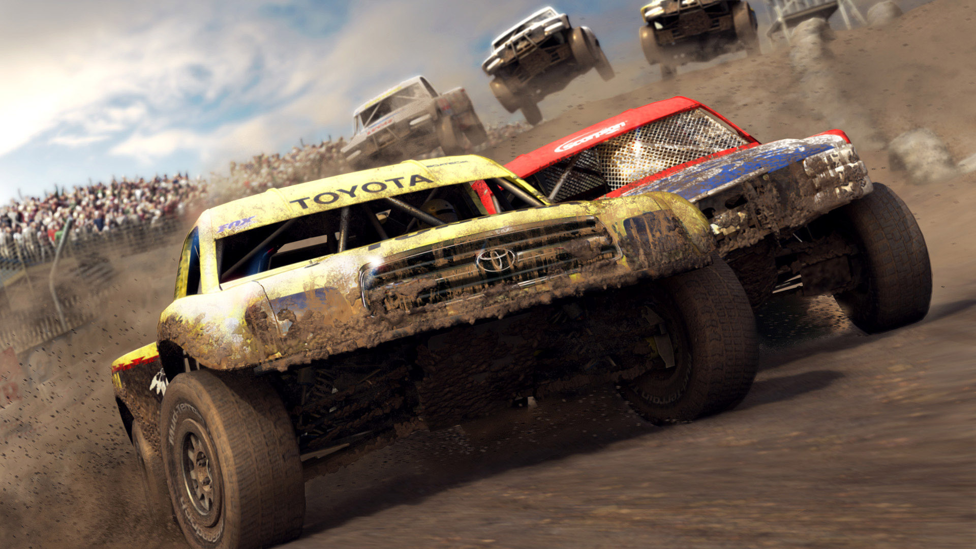 Обои грязь, скорость, адреналин, dirt 2, dirt, speed, adrenaline разрешение 1920x1080 Загрузить