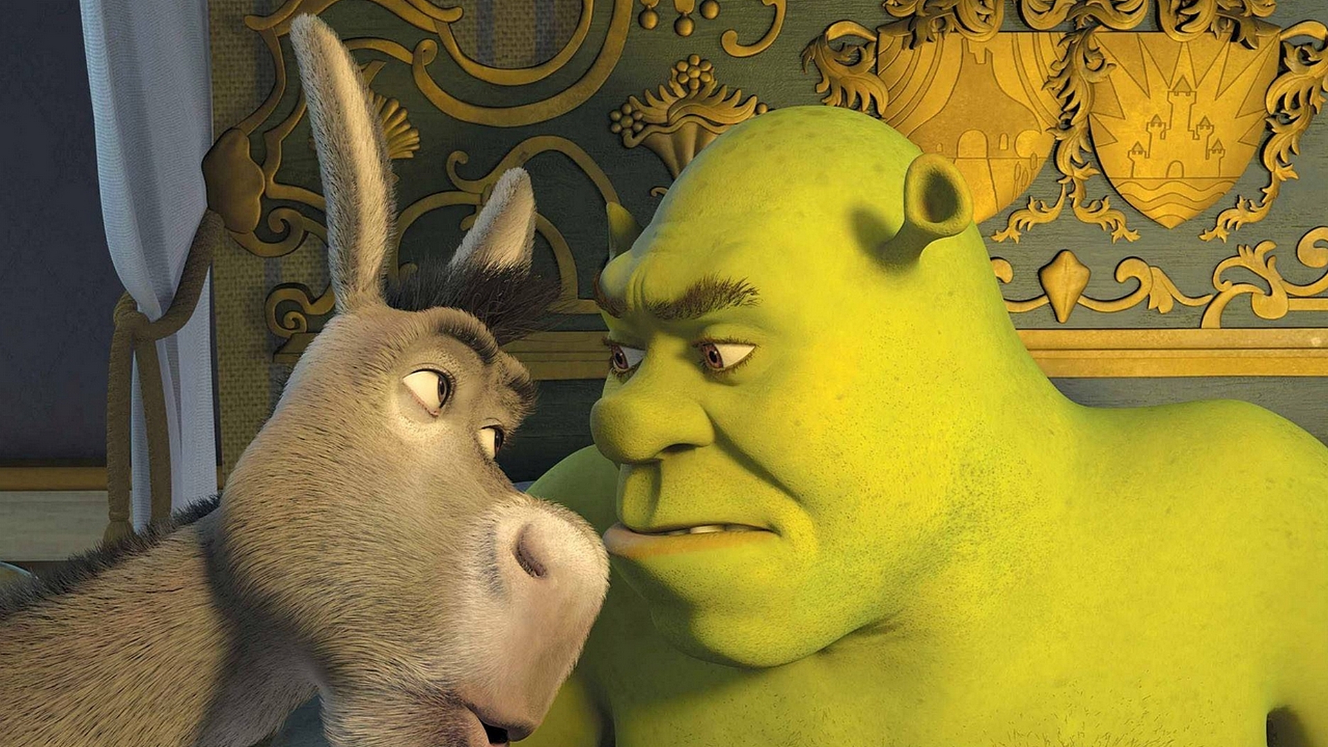 Обои осел, шрек, donkey, shrek разрешение 1920x1080 Загрузить