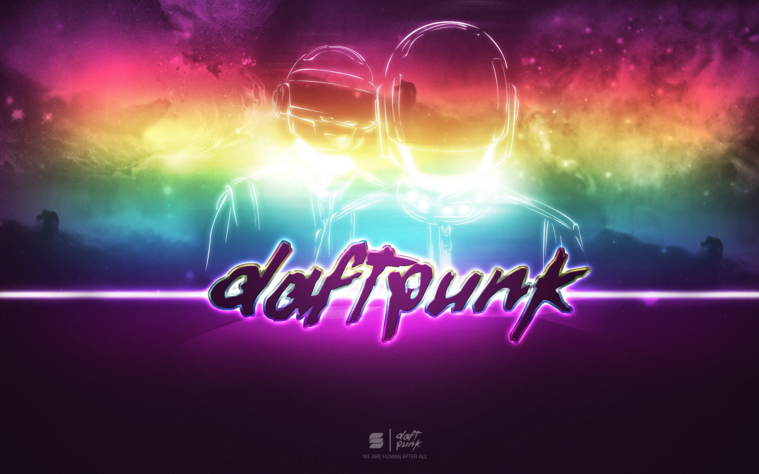 Обои daftpunk, human after all, музыкa, music разрешение 2560x1600 Загрузить