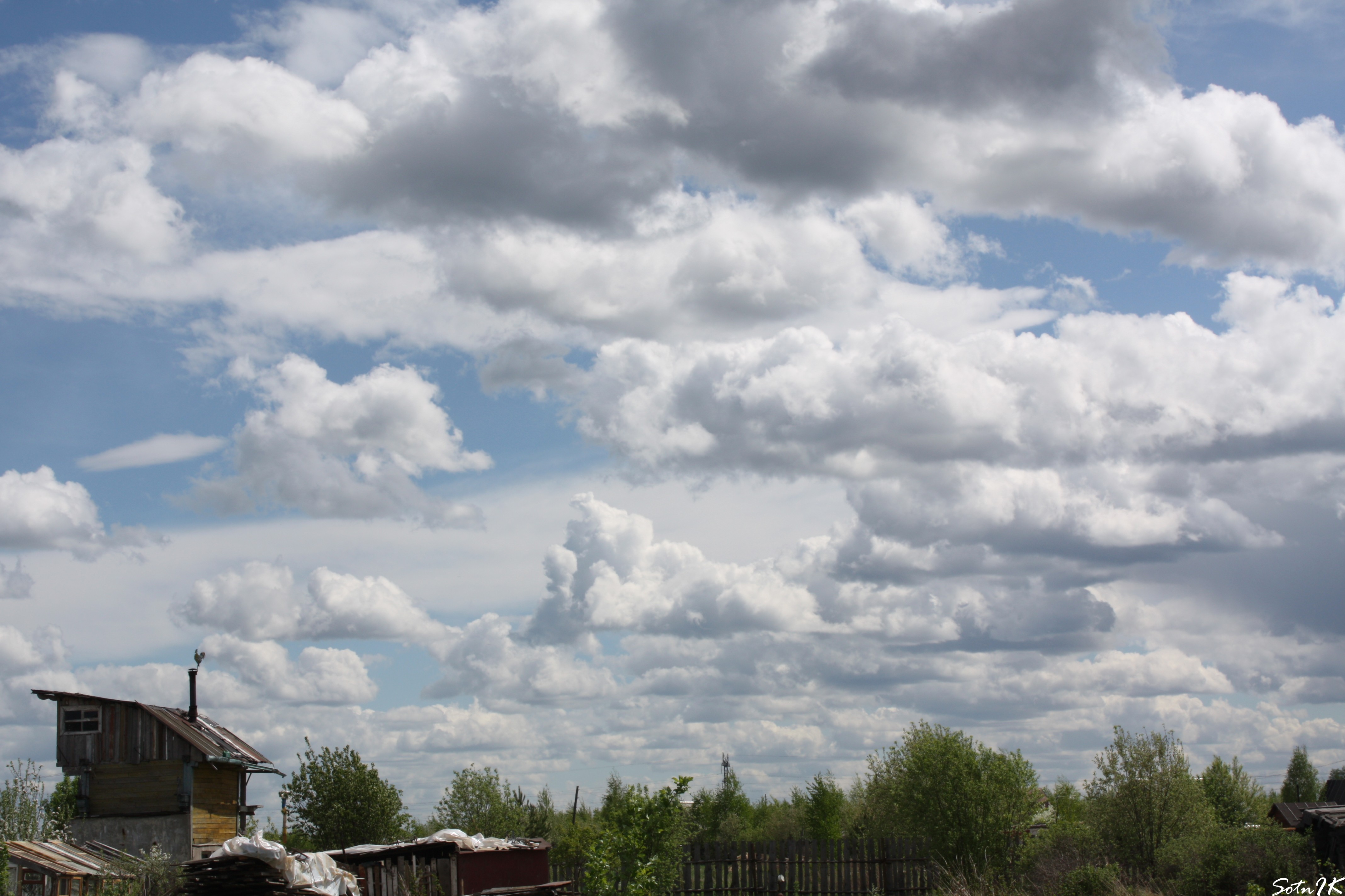 Обои небо, облака, тучи, the sky, clouds разрешение 4272x2848 Загрузить