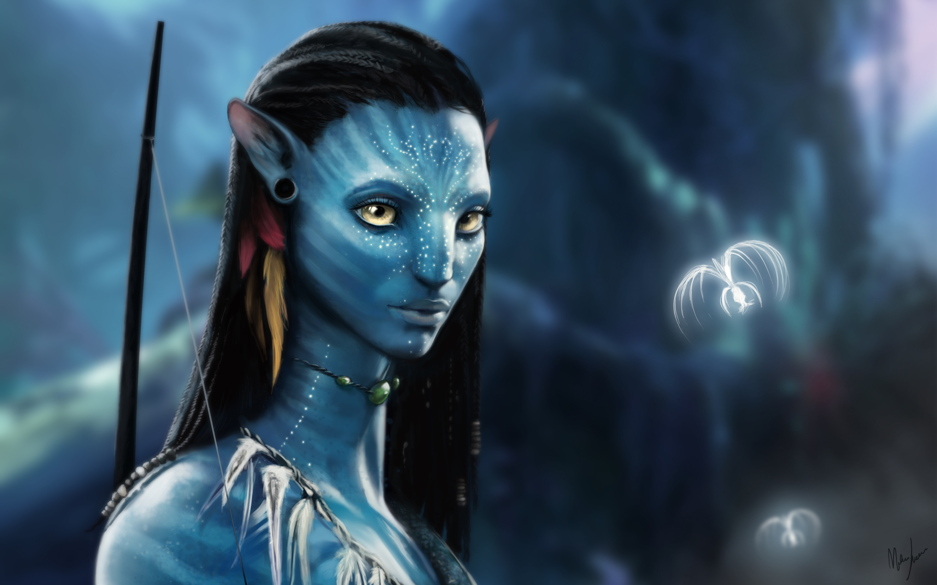 Обои аватар, нейтири, avatar, neytiri разрешение 1920x1200 Загрузить