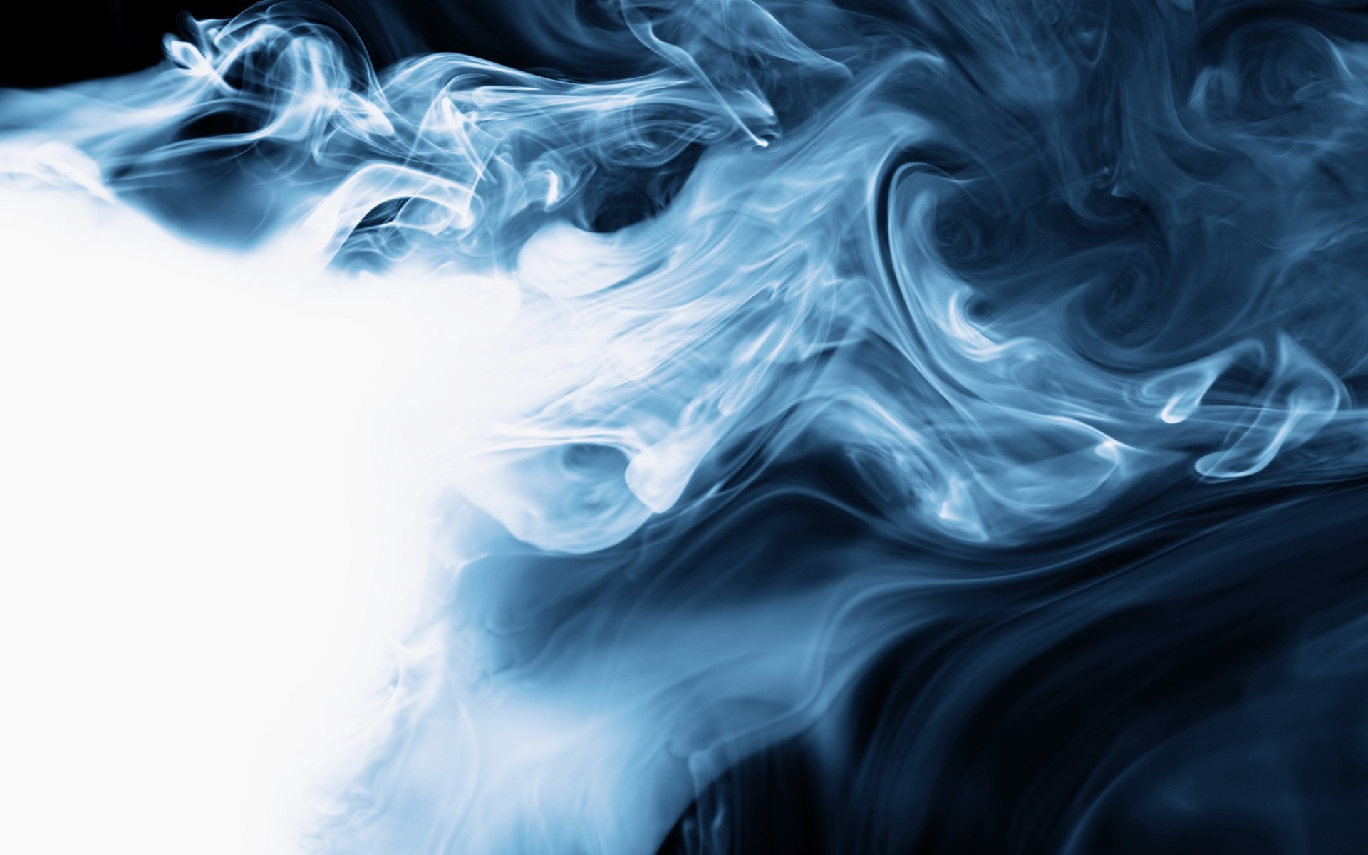 Обои синий, дым, белый, blue, smoke, white разрешение 1920x1200 Загрузить