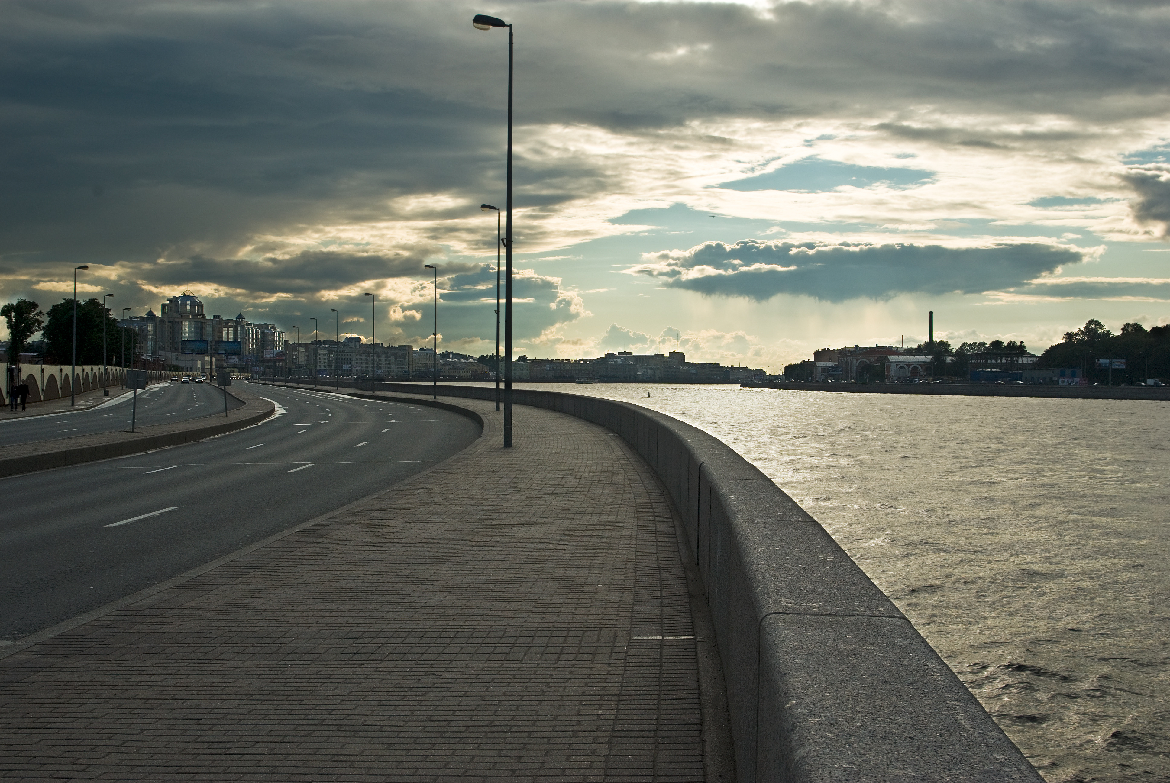 Обои набережная, санкт-петербург, питер, росия, promenade, saint petersburg, peter, rosia разрешение 3872x2592 Загрузить