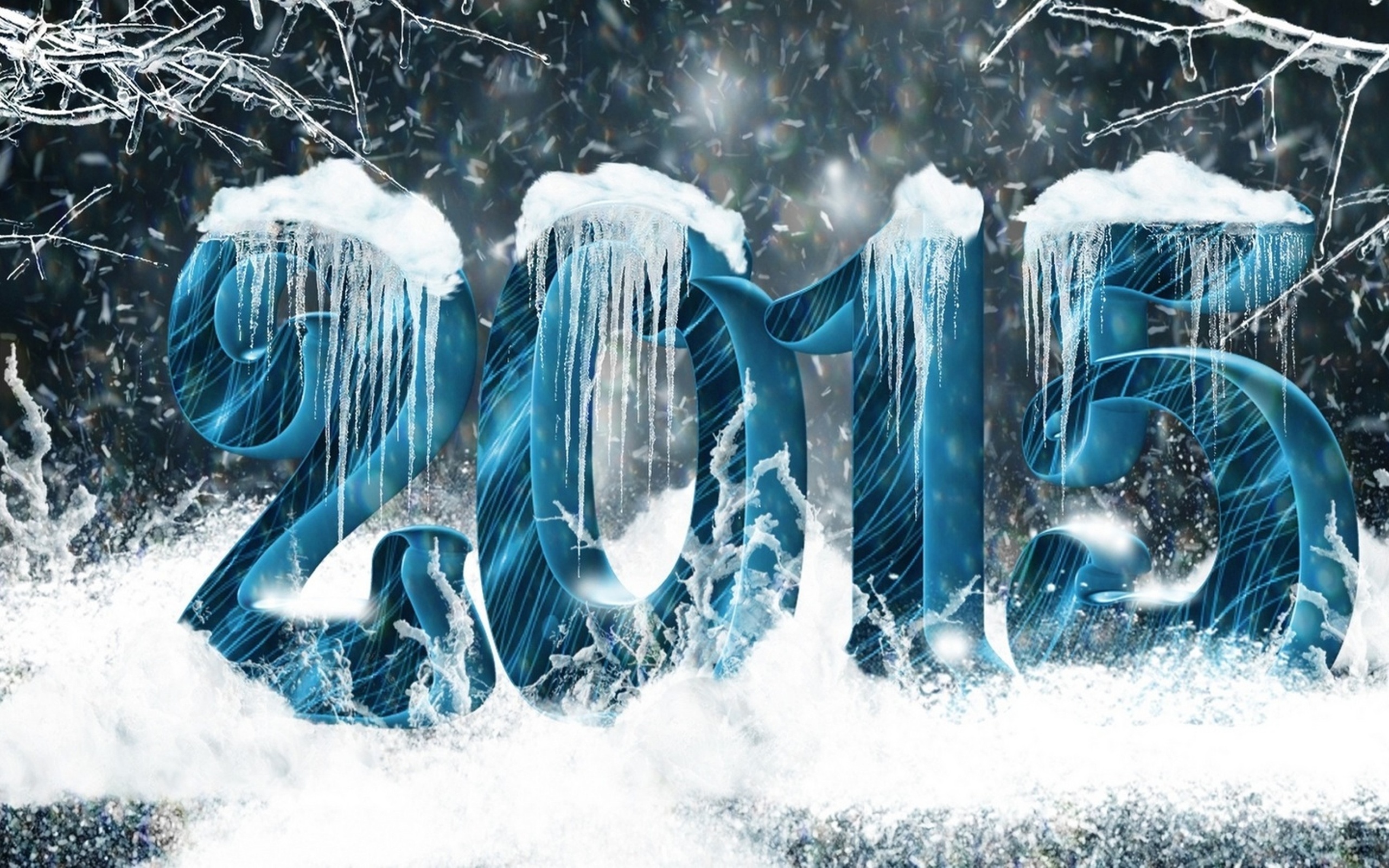 Обои новый год, 2015 год, new year, 2015 разрешение 2560x1600 Загрузить