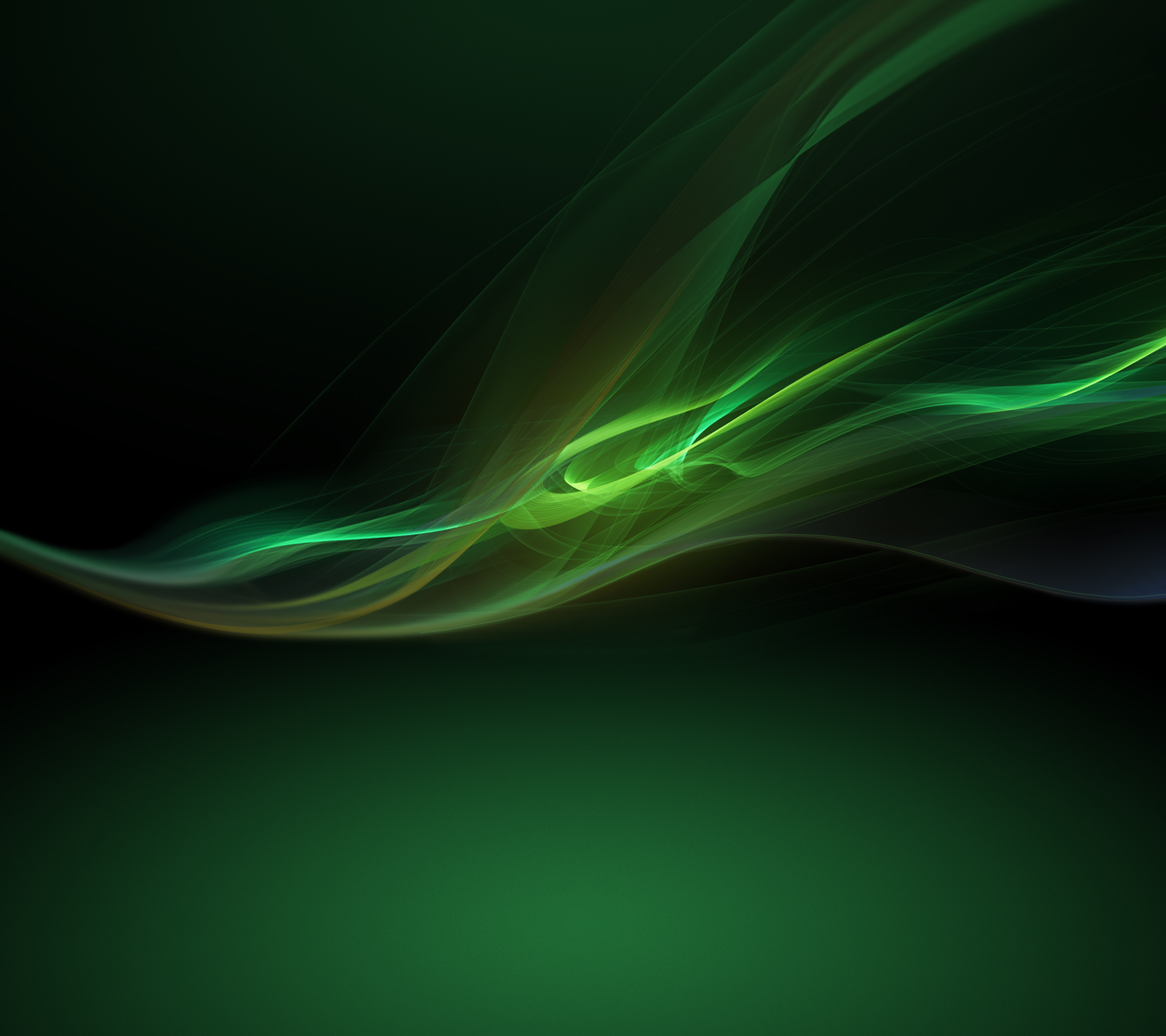 Обои абстракция, зелёный, креатив, сони, xperia, abstraction, green, creative, sony разрешение 2160x1920 Загрузить