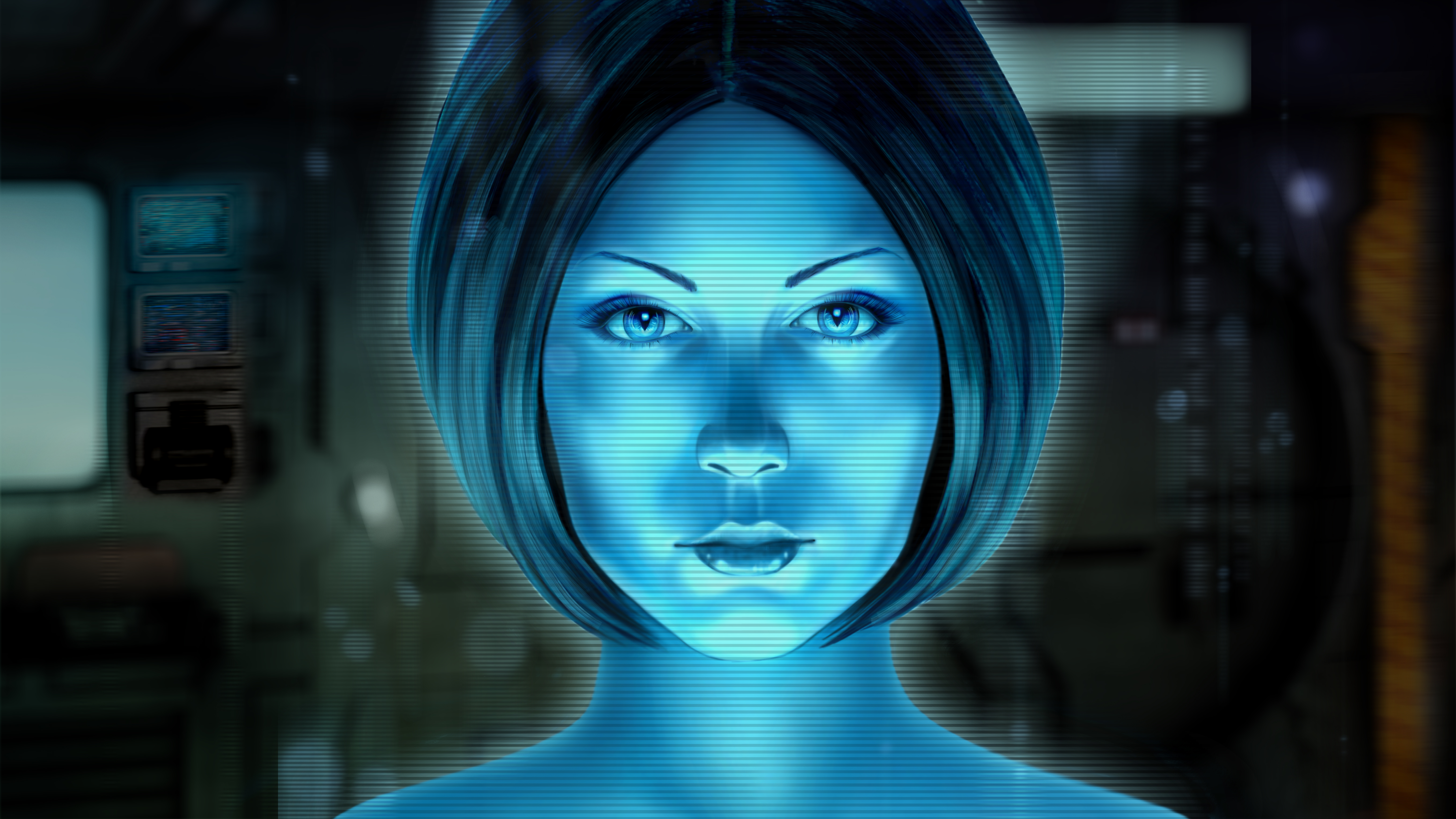 Обои арт, девушка, взгляд, игра, нимб, cortana, стрижка, art, girl, look, the game, halo, haircut разрешение 6222x3500 Загрузить