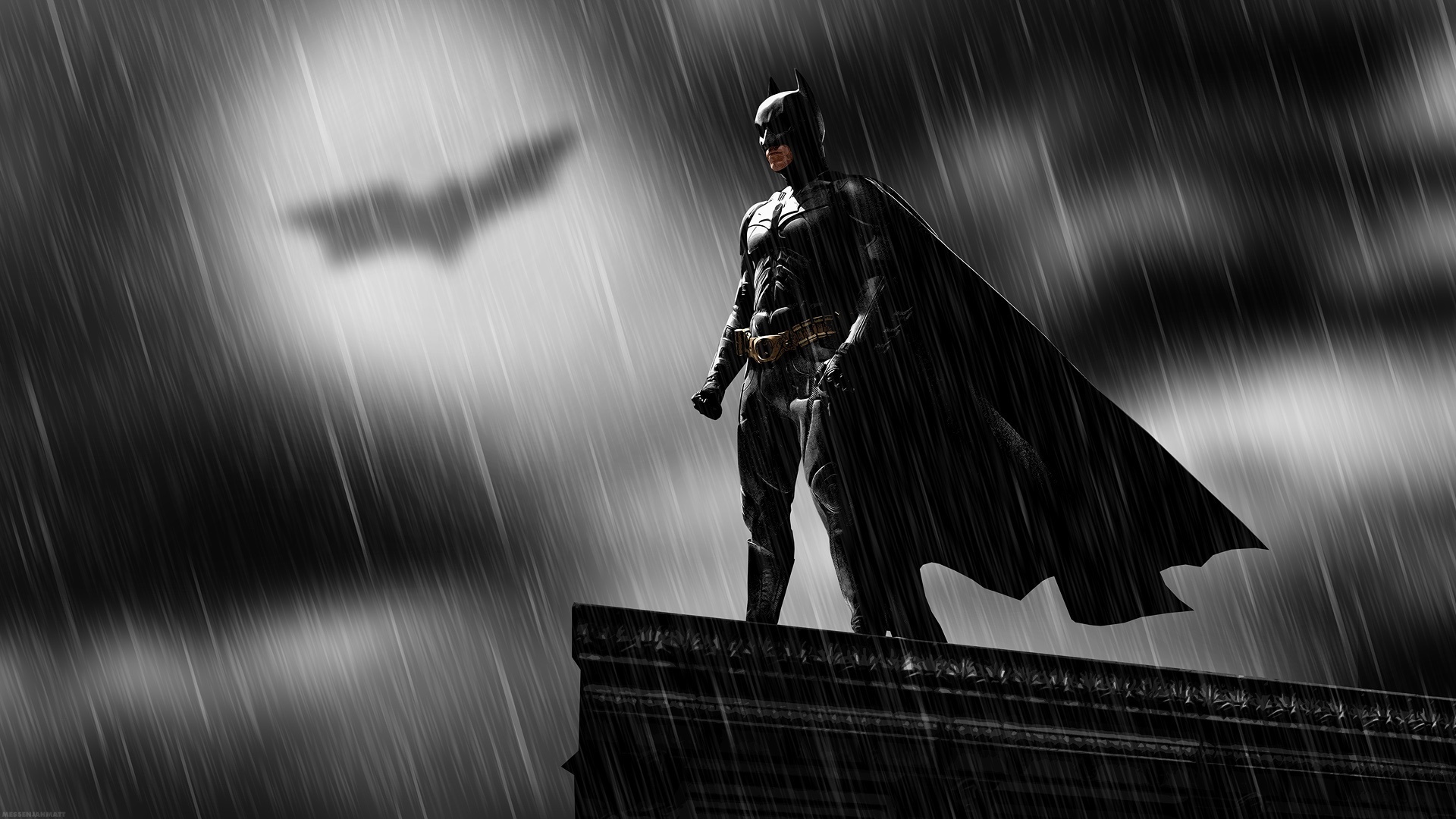 Обои супергерой, бэтмен, темный рыцарь, superhero, batman, the dark knight разрешение 1920x1080 Загрузить