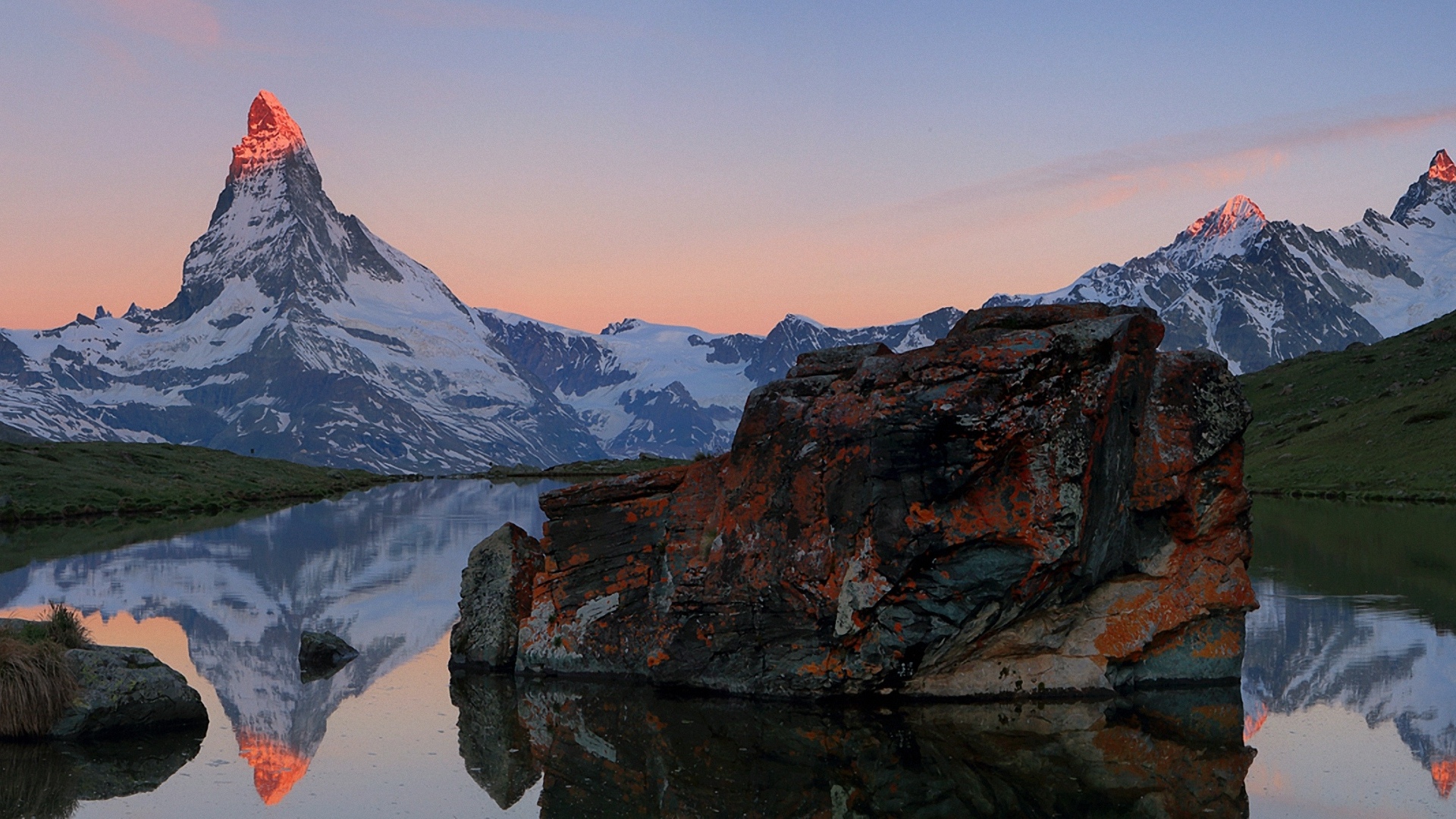 Обои река, горы, природа, камни, утро, river, mountains, nature, stones, morning разрешение 1920x1080 Загрузить