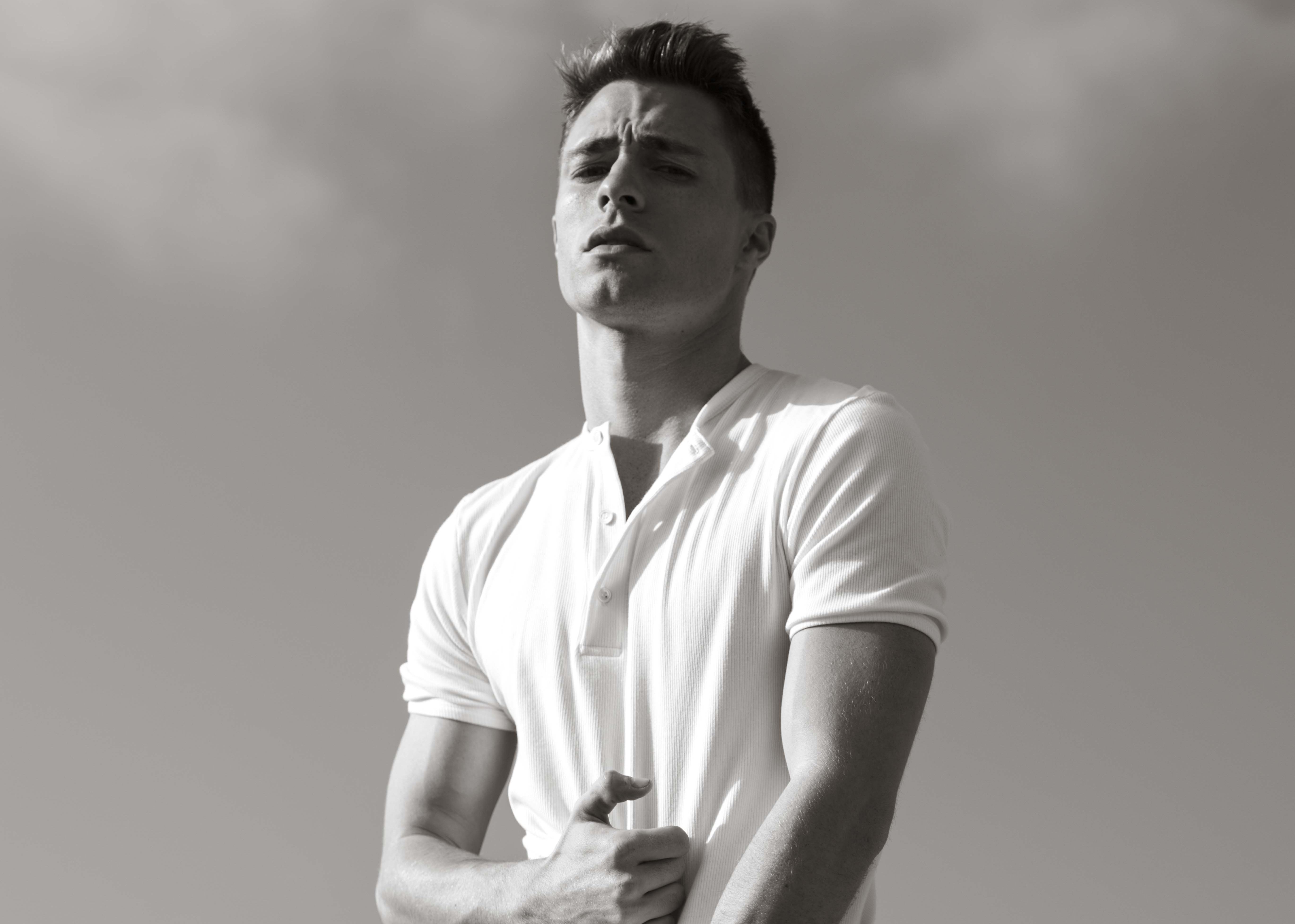 Обои чёрно-белое, актёр, футболка, колтон хэйнс, black and white, actor, t-shirt, colton haynes разрешение 5478x3912 Загрузить