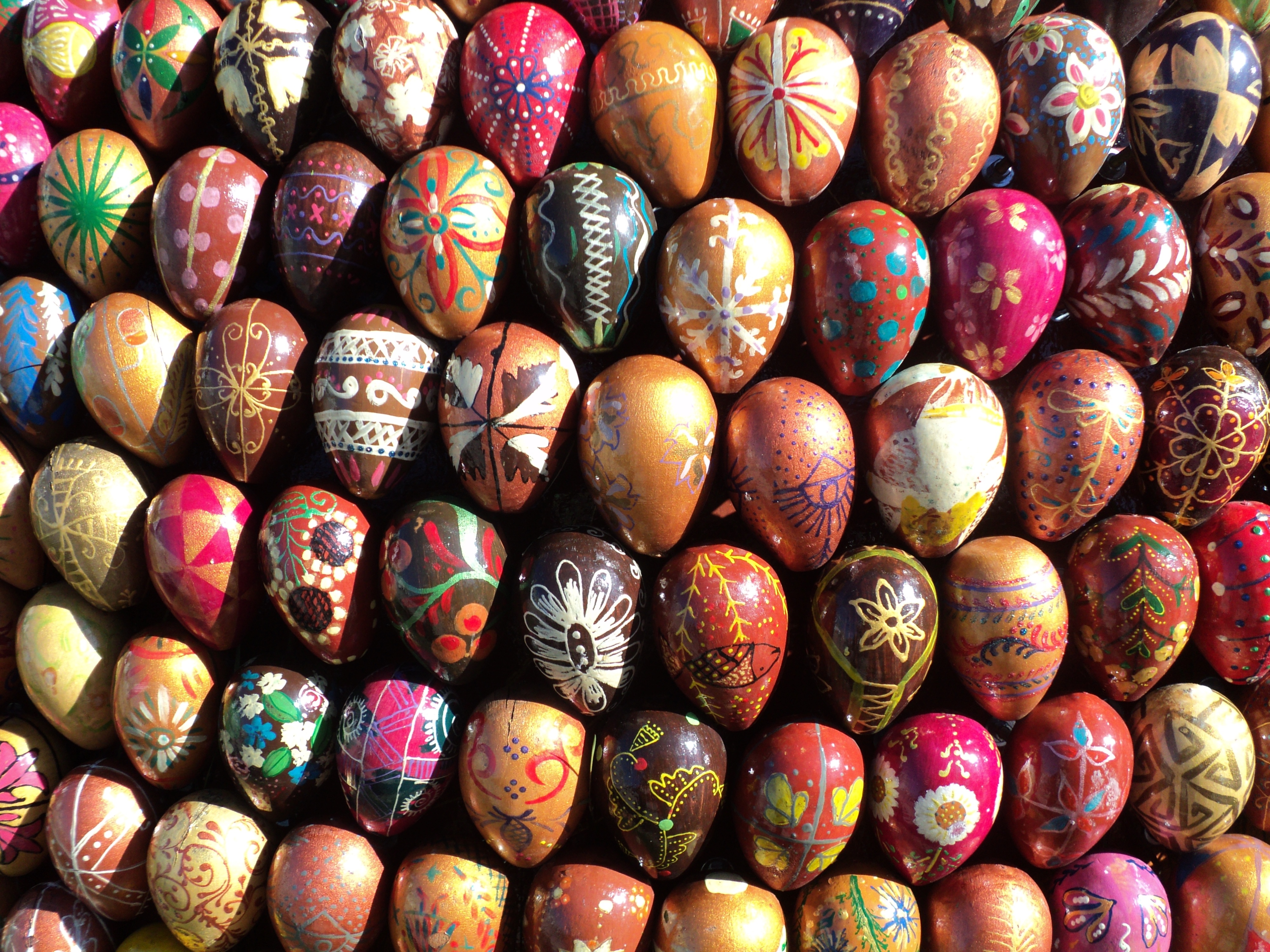 Обои узоры, пасха, яйца, писанки, patterns, easter, eggs разрешение 4000x3000 Загрузить