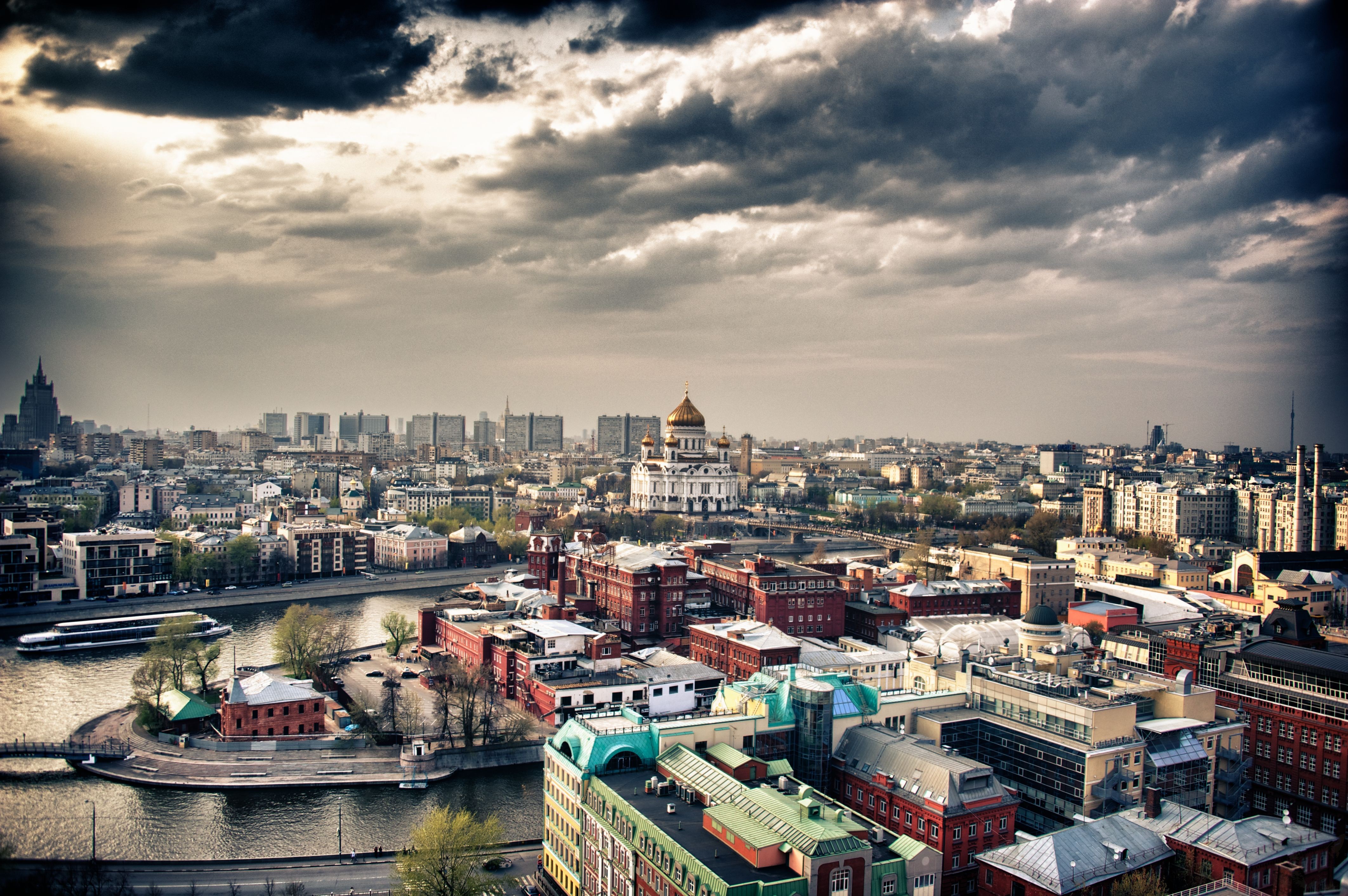 Панорама Москвы 4к
