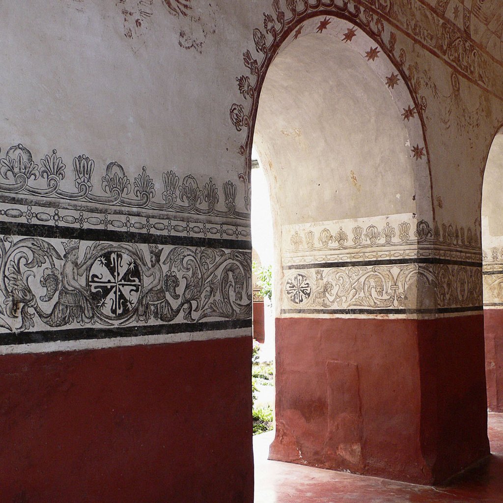 Обои стена, роспись, арка, wall, painting, arch разрешение 1920x1200 Загрузить