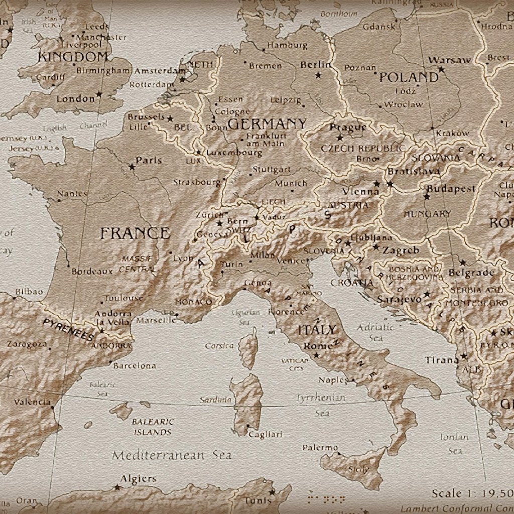 Обои вид сверху, карта, под старину, европа, the view from the top, map, antique, europe разрешение 2560x1600 Загрузить