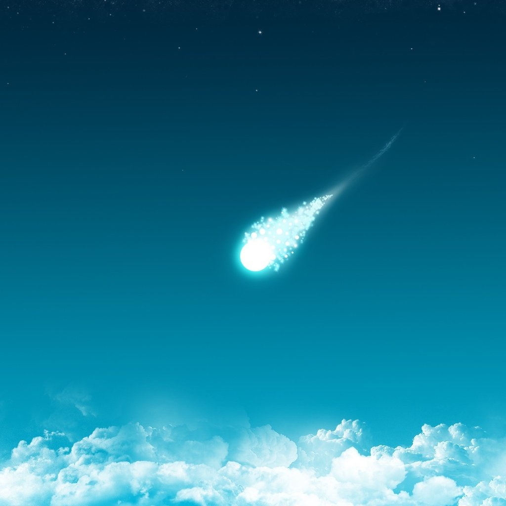 Обои облака, синий, минимализм, комета, clouds, blue, minimalism, comet разрешение 2650x1600 Загрузить