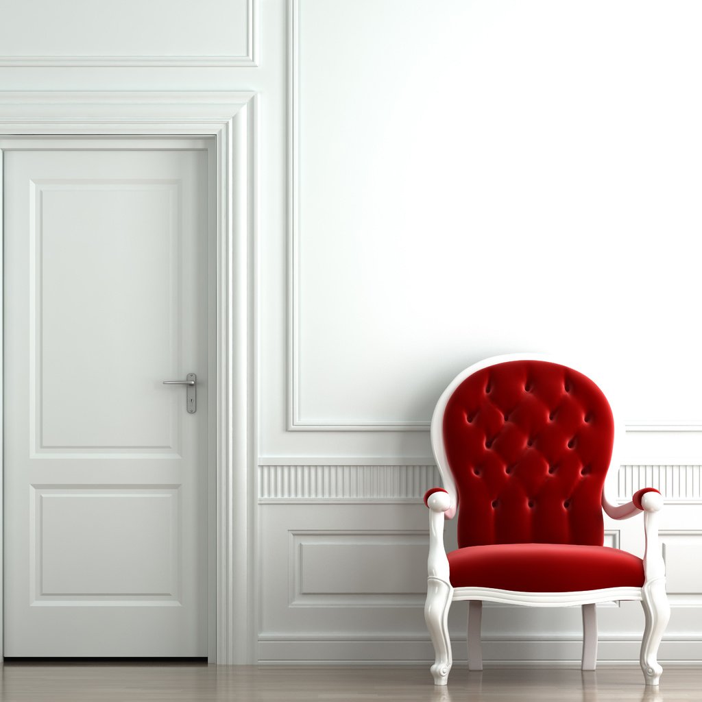 Обои стиль, интерьер, дверь, стул, минимализм, комната, кресло, style, interior, the door, chair, minimalism, room разрешение 5000x3750 Загрузить