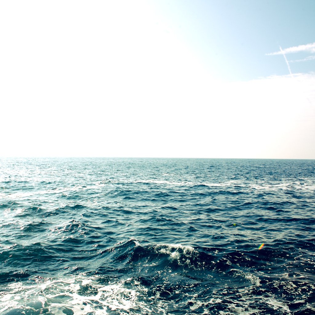 Обои море, безкрайность, солнечные блики, sea, the vastness, sun glare разрешение 1920x1200 Загрузить