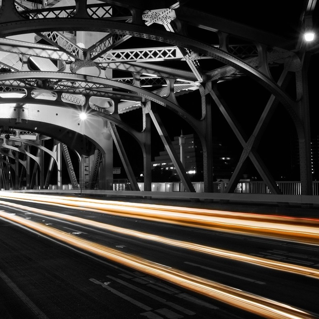 Обои дорога, ночь, огни, мост, 17, road, night, lights, bridge разрешение 1920x1200 Загрузить