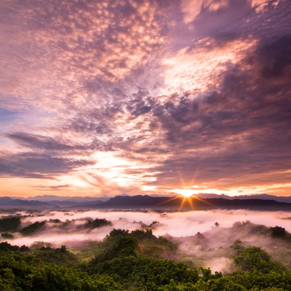 Обои облака, закат, тайвань, clouds, sunset, taiwan разрешение 2560x1600 Загрузить