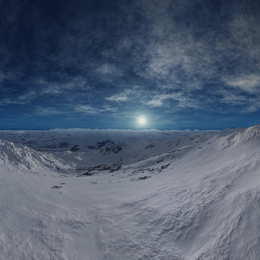 Обои небо, горы, солнце, зима, горизонт, даль, холод, the sky, mountains, the sun, winter, horizon, dal, cold разрешение 1920x1200 Загрузить