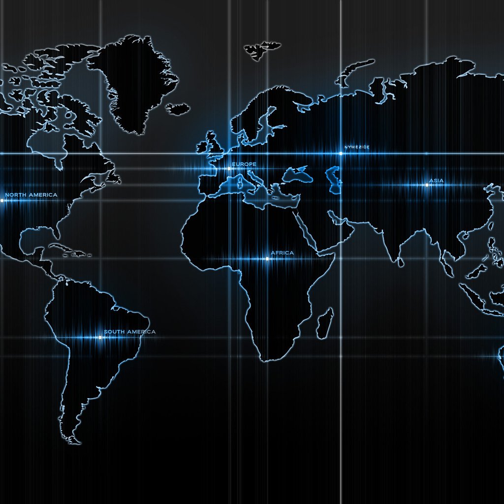 Обои полосы, синий, свечение, карта, карта мира, материки, надписи, [f ?, strip, blue, glow, map, world map, continents, labels разрешение 1920x1200 Загрузить