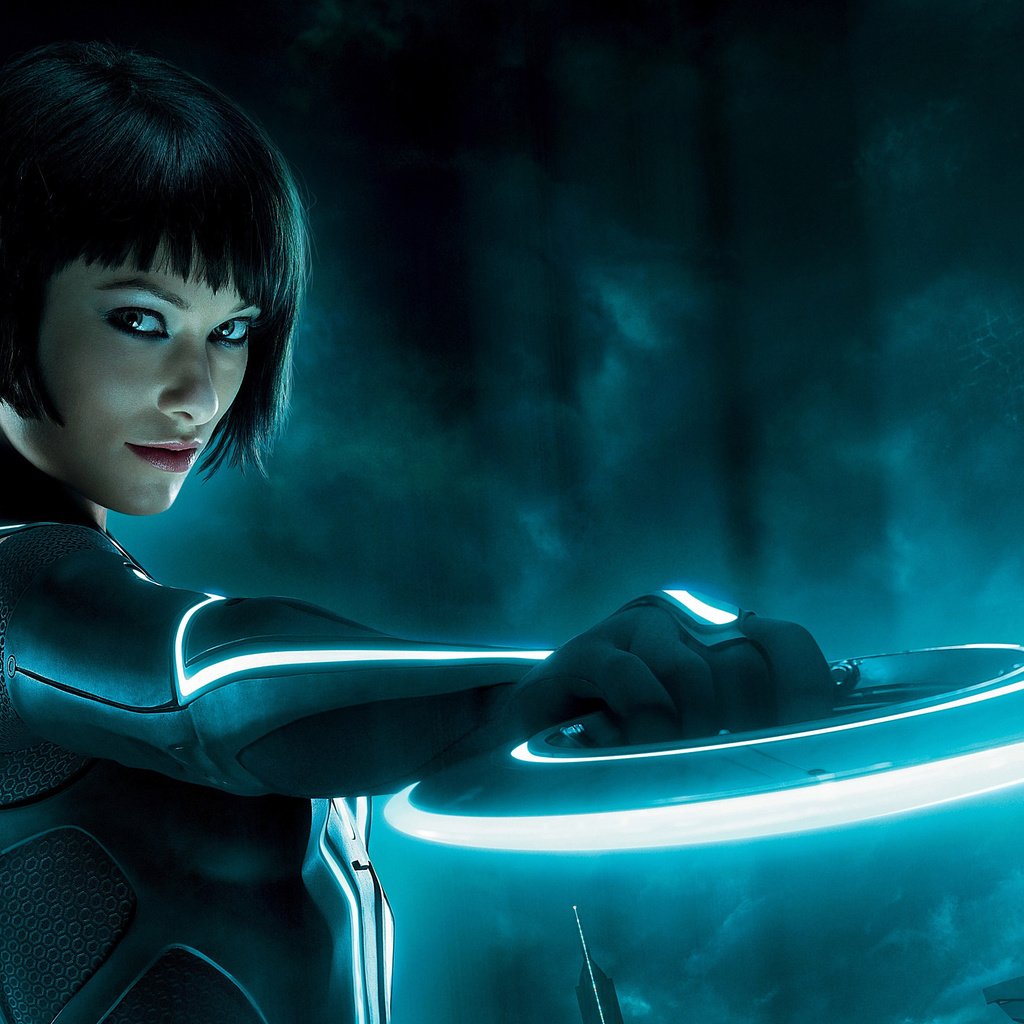 Обои диск, tron, оливия, оливия yайлд, disk, olivia, olivia wilde разрешение 3470x2550 Загрузить