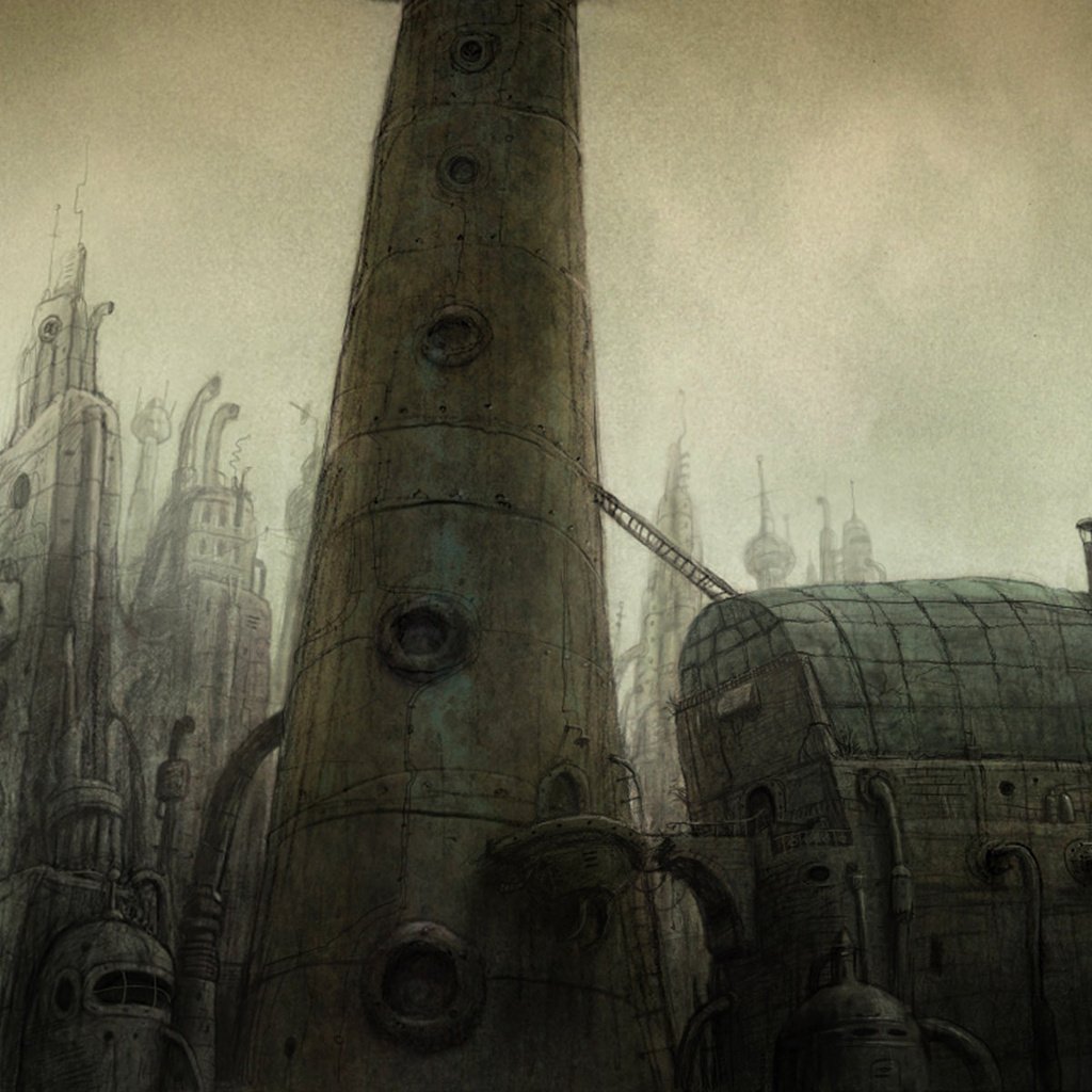 Обои башня, башни, машинариум, tower, machinarium разрешение 1920x1200 Загрузить