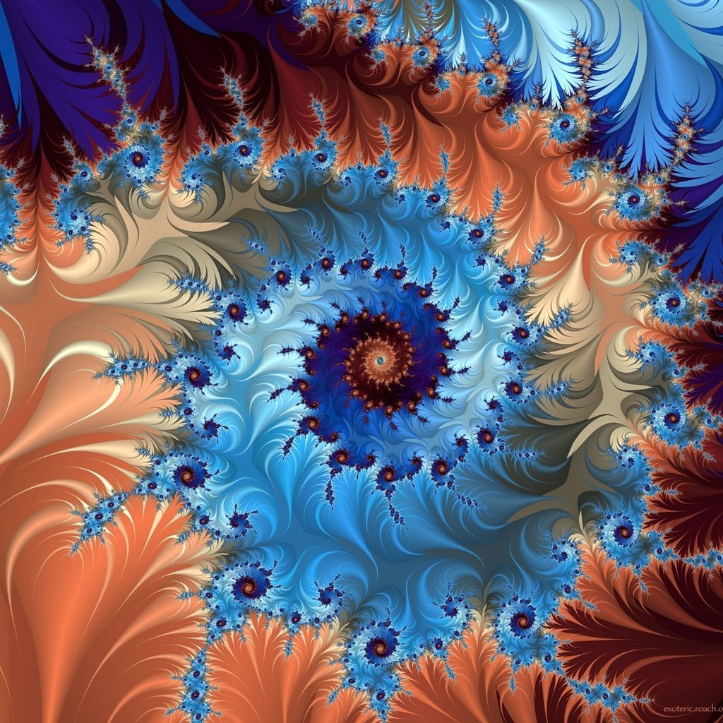 Обои цвет, фракталы, color, fractals разрешение 1920x1200 Загрузить