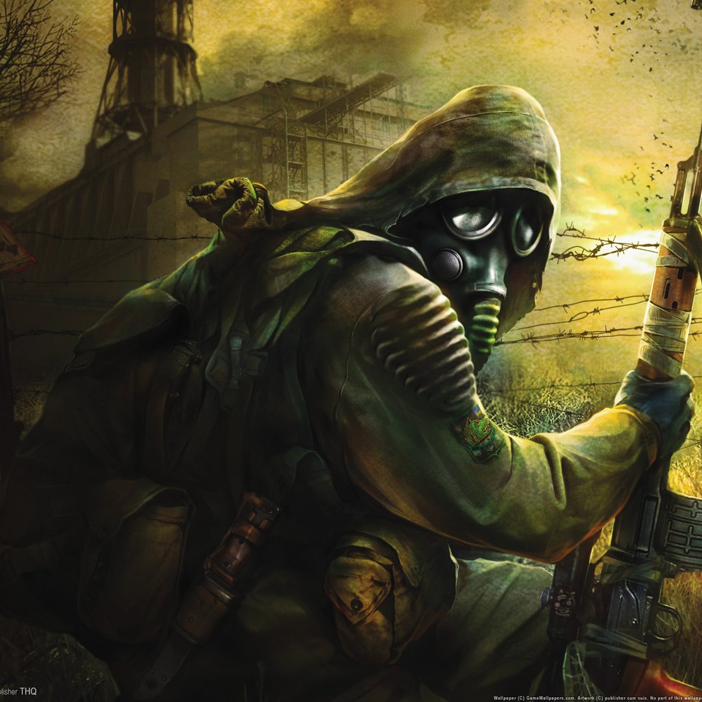 Обои противогаз, сталкер, clear sky, ружьё, gas mask, stalker, the gun разрешение 1920x1200 Загрузить