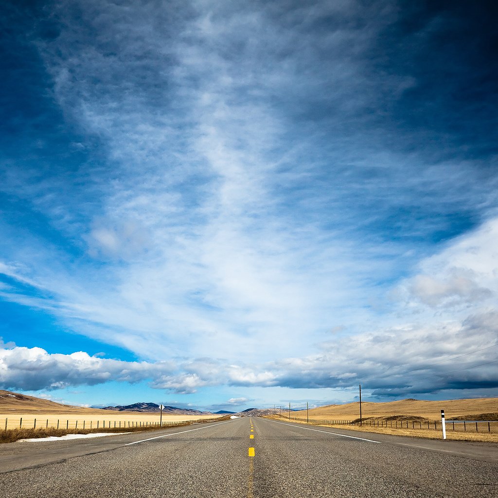 Обои дорога, канада, неба, британская колумбия, road, canada, sky, british columbia разрешение 2560x1600 Загрузить