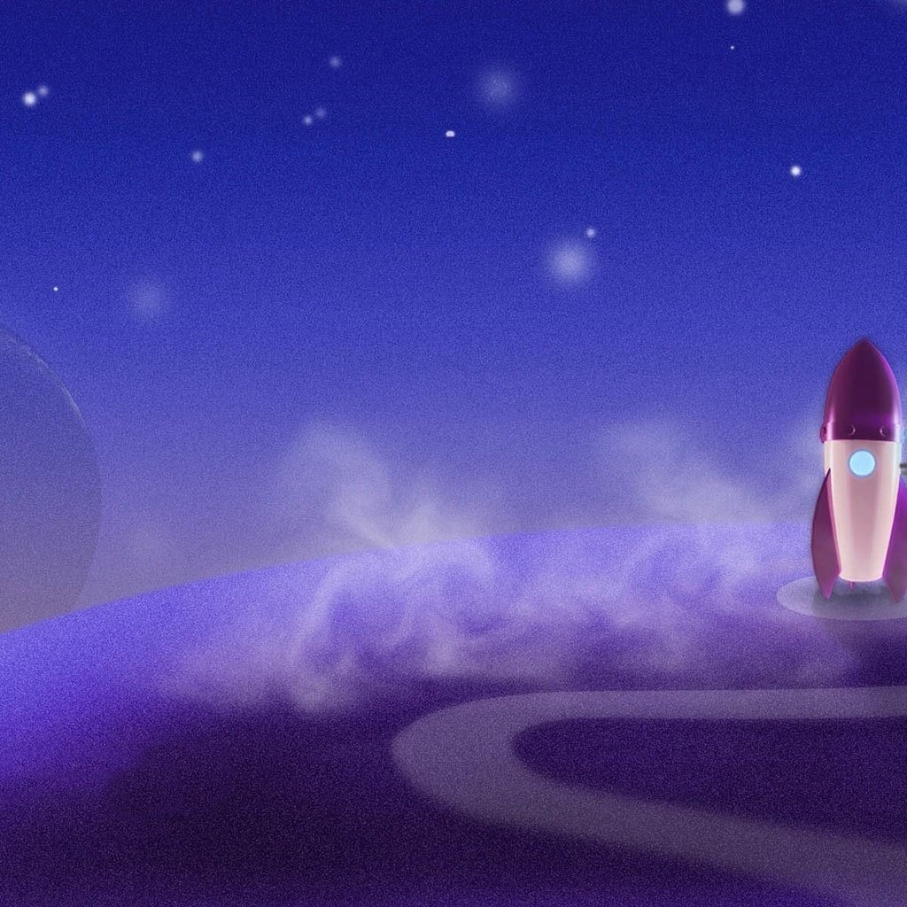 Обои синий, звезды, ракета, blue, stars, rocket разрешение 1920x1200 Загрузить