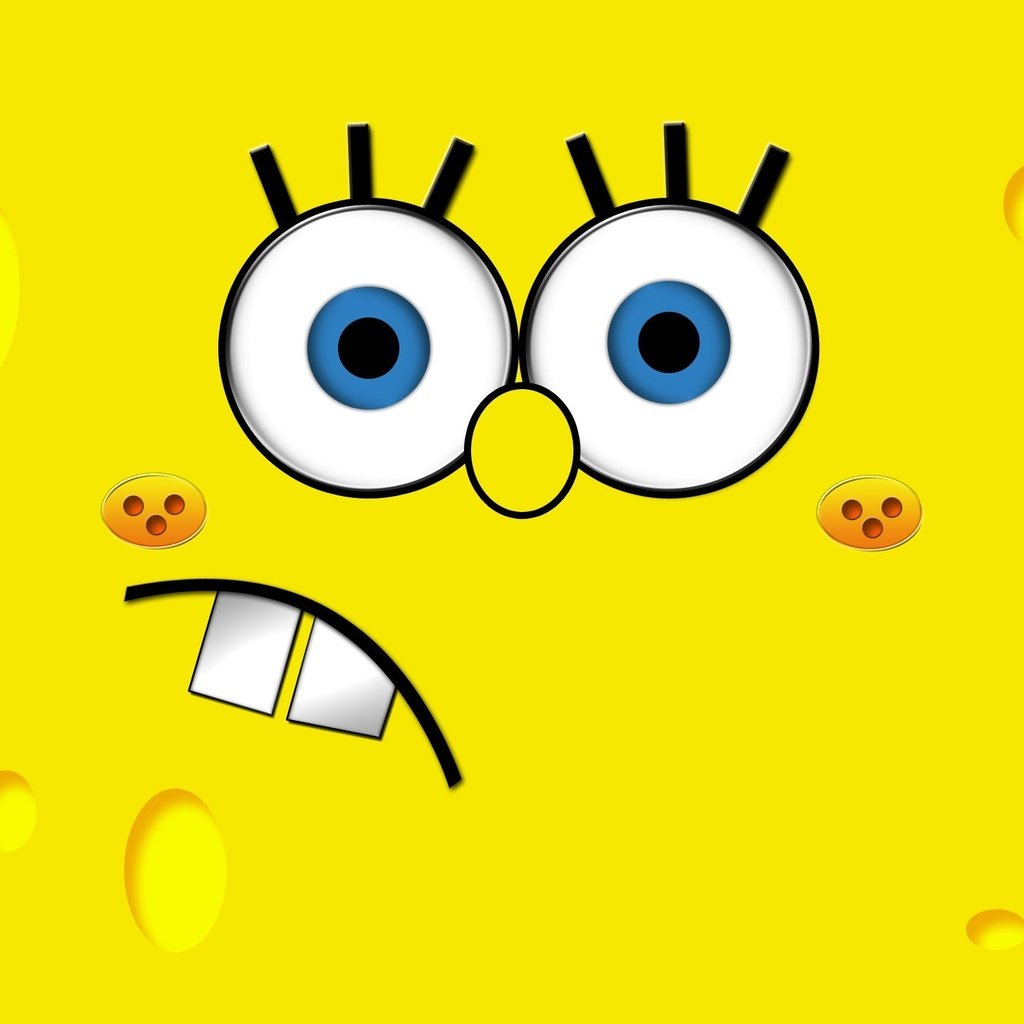 Обои желтый, рожа, губка, боб, губка боб и патрик, yellow, mug, sponge, bob, spongebob and patrick разрешение 2560x1600 Загрузить