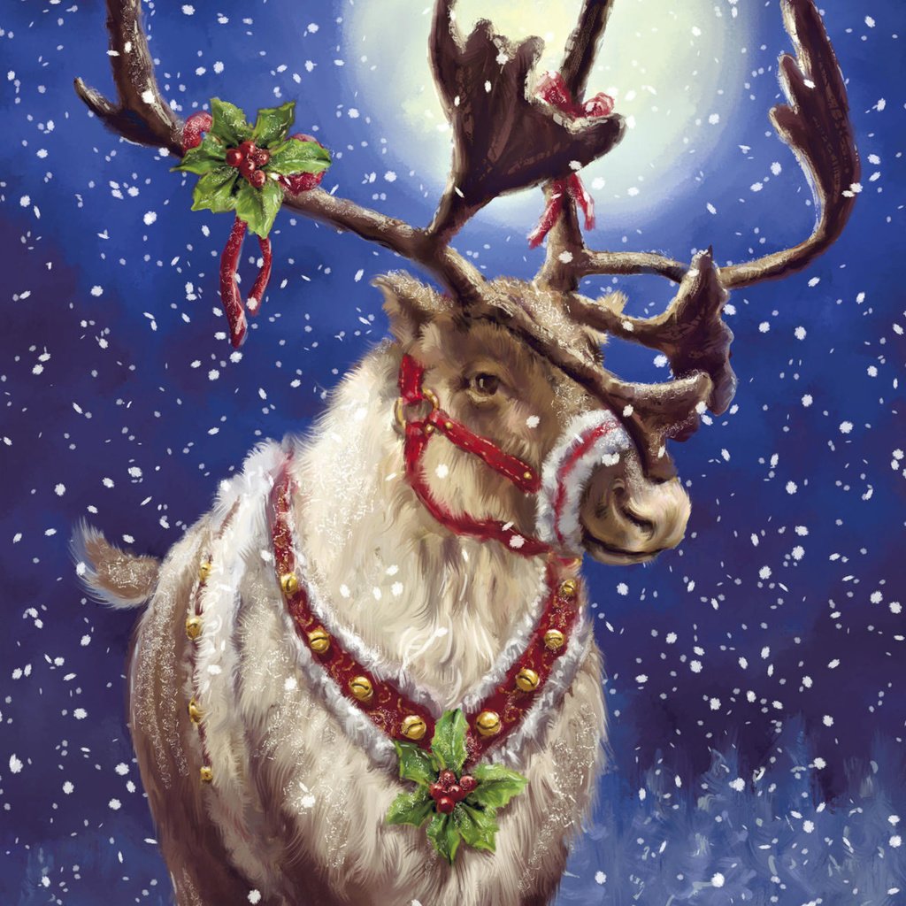 Обои рисунок, снег, новый год, олень, рождество, новогодние украшения, figure, snow, new year, deer, christmas, christmas decorations разрешение 2000x1333 Загрузить