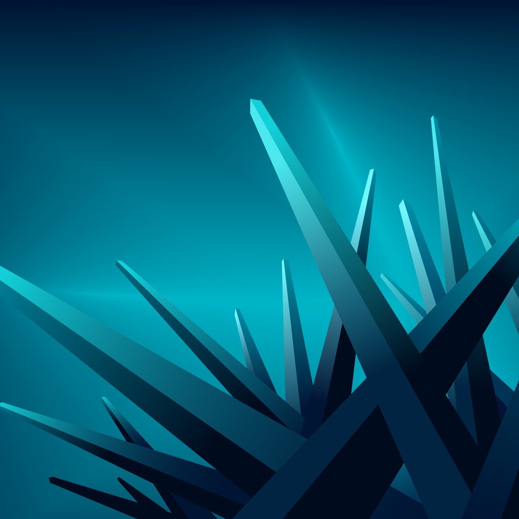 Обои лучи, синие, кристалы, углы, rays, blue, crystals, corners разрешение 2560x1600 Загрузить