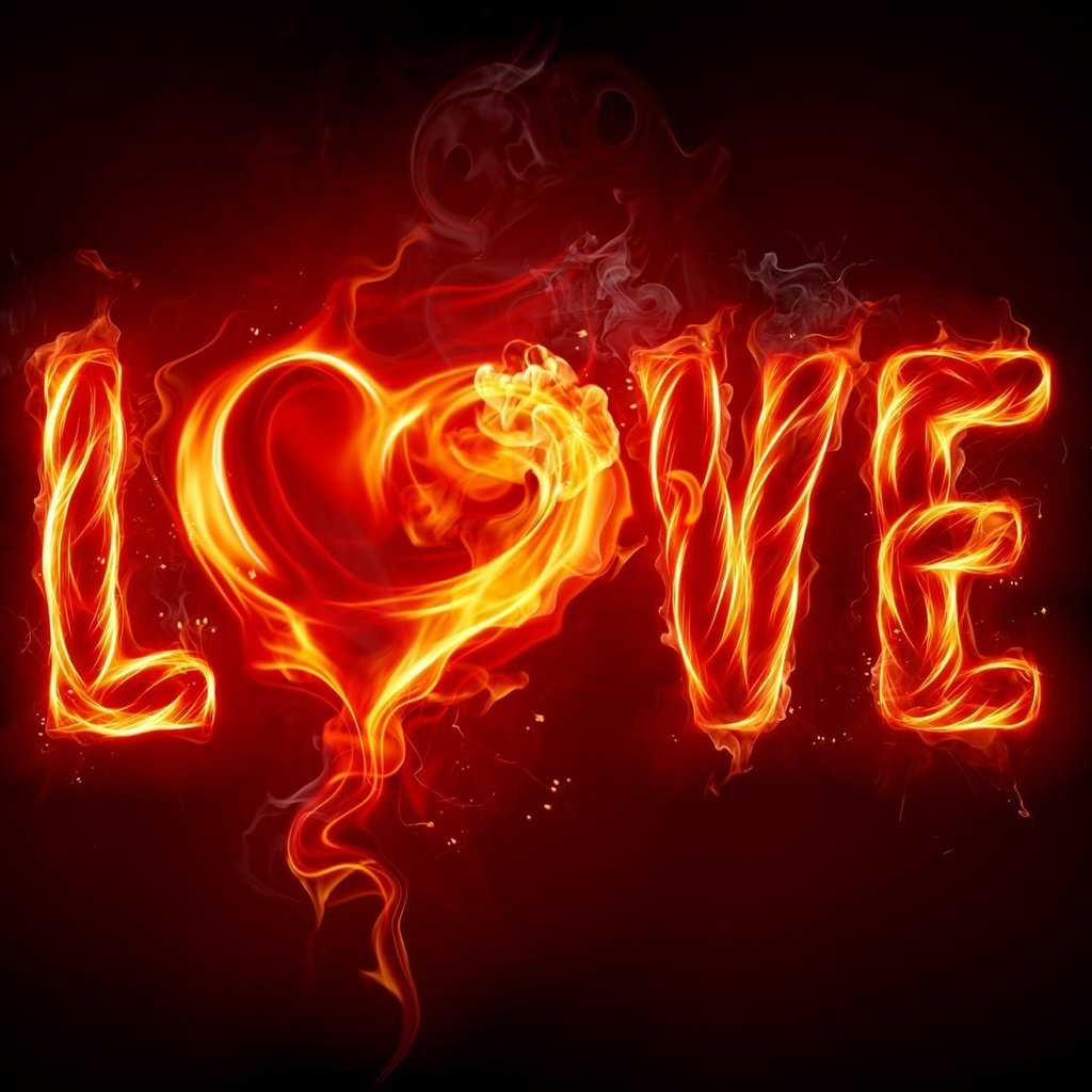 Обои огонь, сердце, любовь, fire, heart, love разрешение 2560x1440 Загрузить