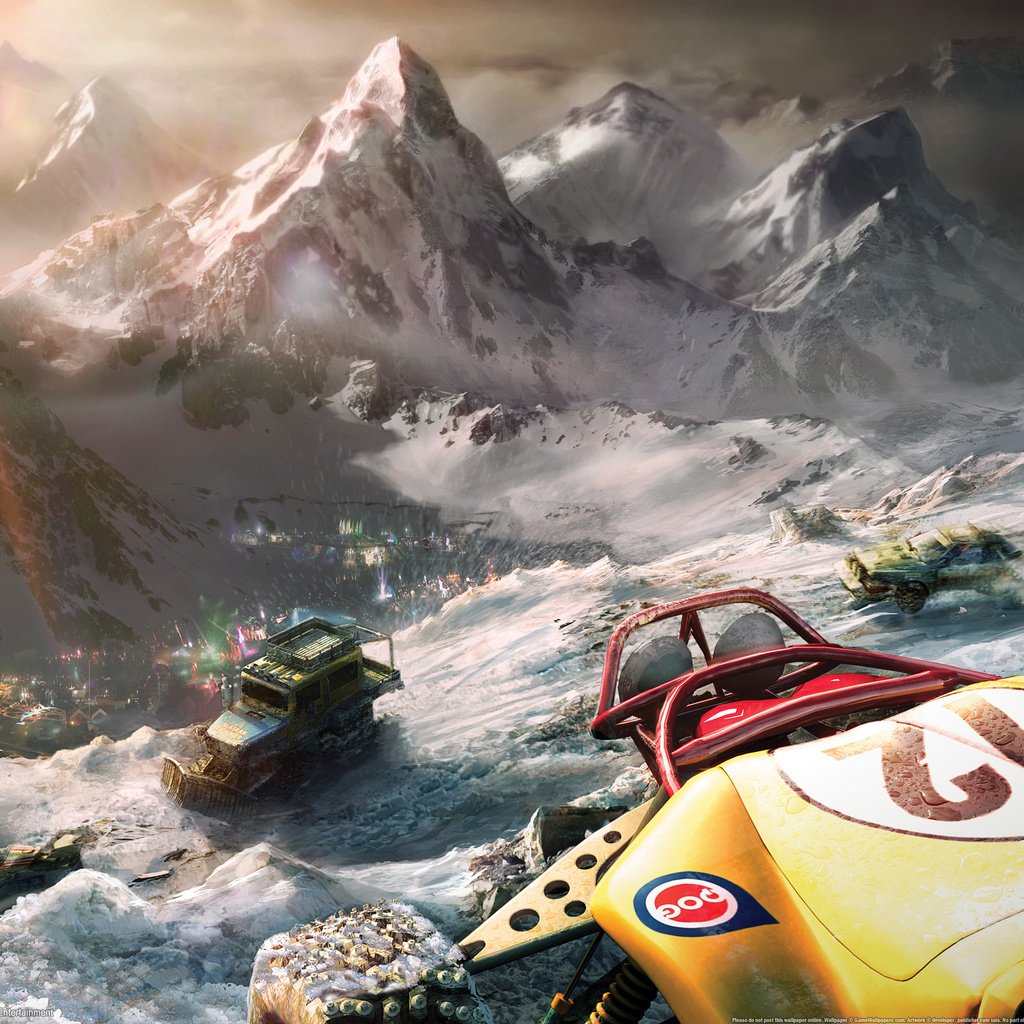 Обои снег, гонки, motorstorm arctic edge, snow, race разрешение 2560x1600 Загрузить