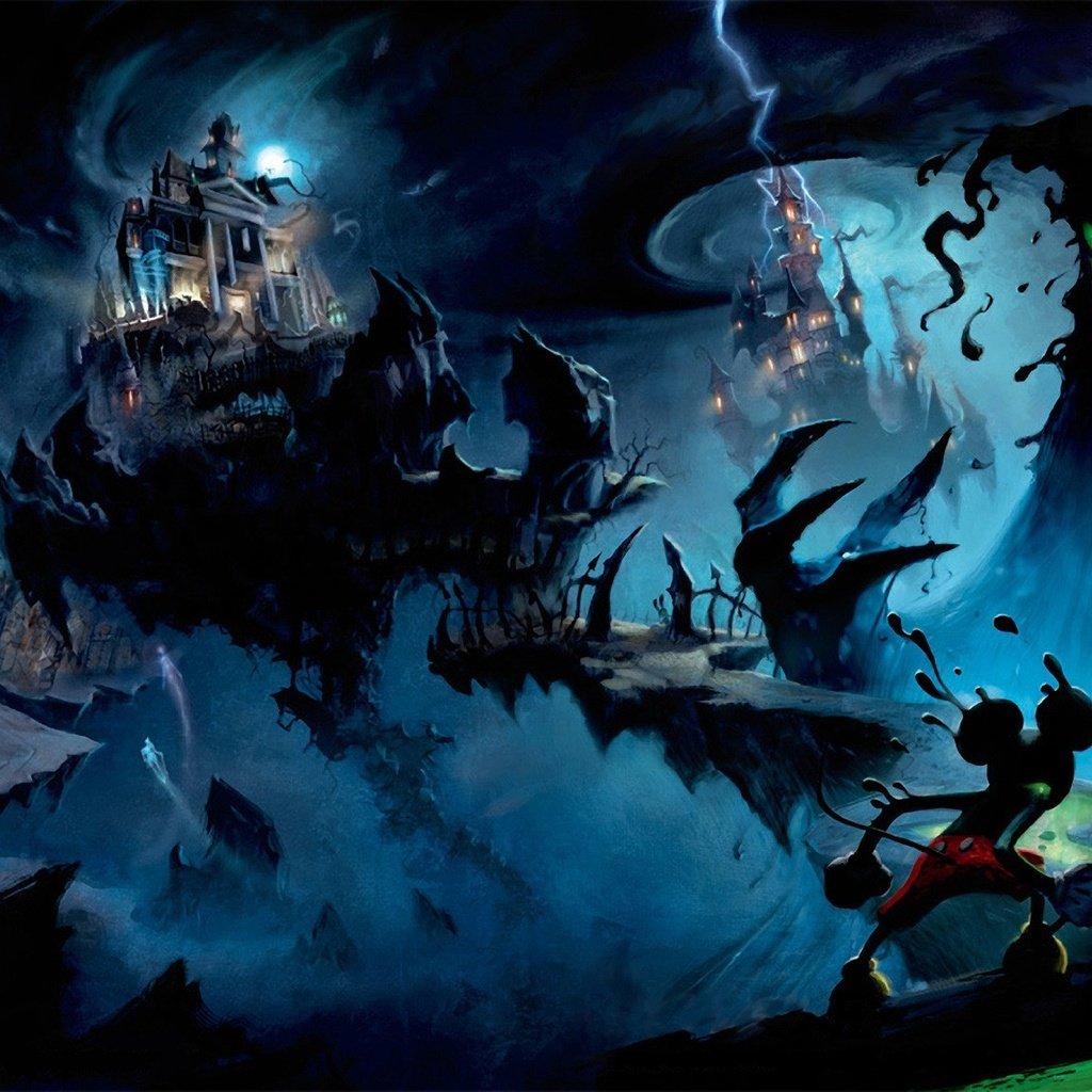 Обои монстр, зло, epic mickey, дисней, monster, evil, disney разрешение 1920x1147 Загрузить