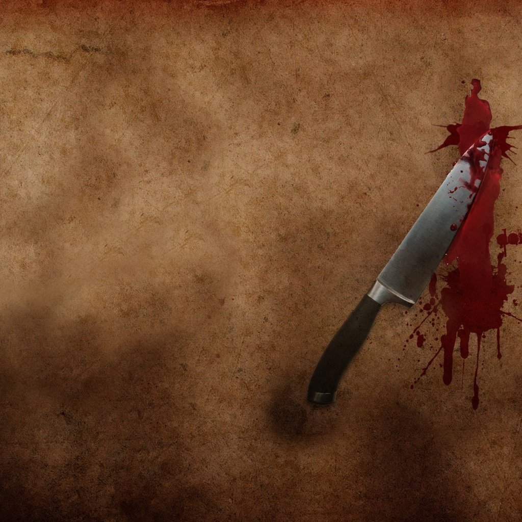 Обои кровь, минимализм, нож, blood, minimalism, knife разрешение 1920x1440 Загрузить