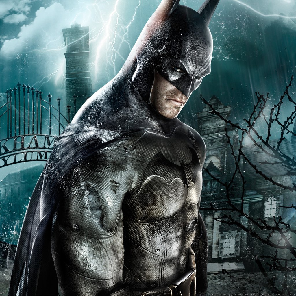 Обои картина, дом, batman arkham asylum, picture, house разрешение 2560x1600 Загрузить