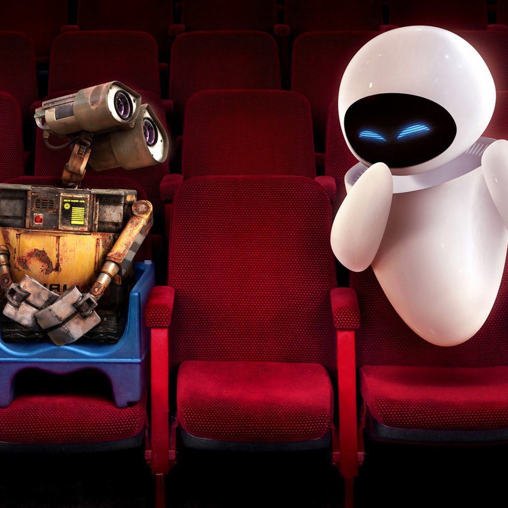 Обои красный, кресло, ева, кинотеатр, валл-и, red, chair, eva, cinema, wall-e разрешение 1920x1080 Загрузить