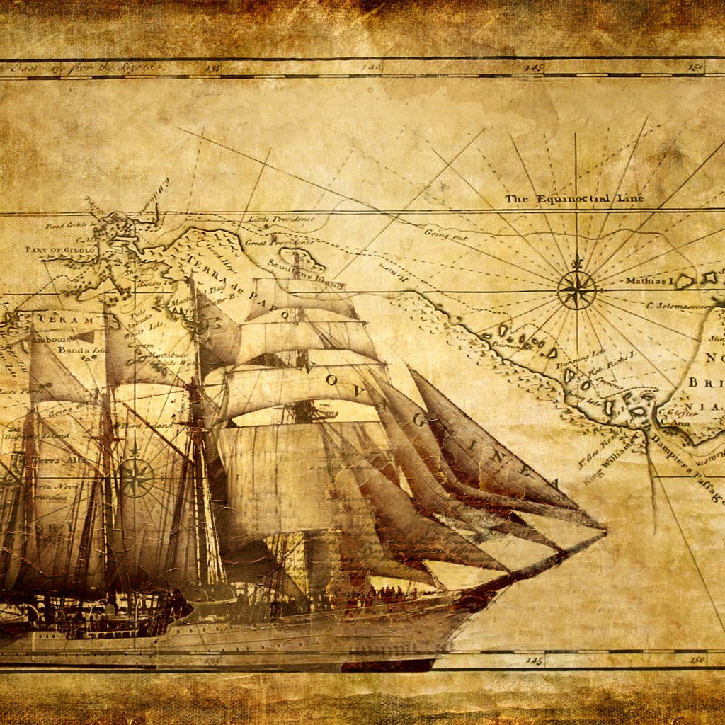 Обои корабль, парусник, карта, пират, фрегат, ship, sailboat, map, pirate, frigate разрешение 5642x3861 Загрузить