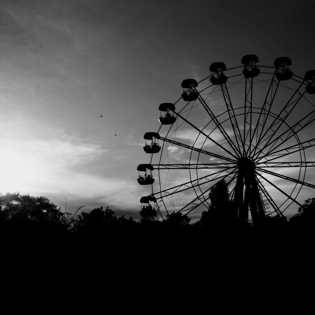 Обои колесо обозрения, чб, керчь, ferris wheel, bw, kerch разрешение 3888x2592 Загрузить