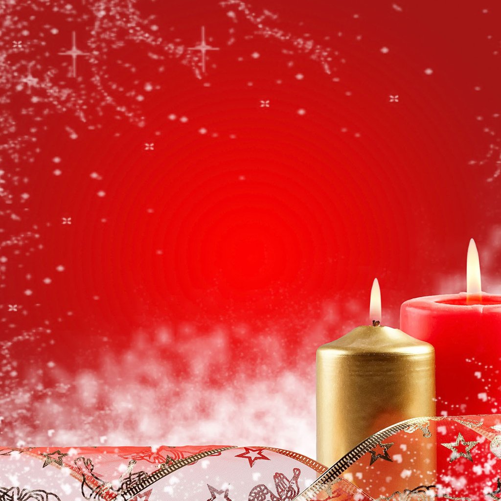 Обои свечи, новый год, красный, новогодние украшения, candles, new year, red, christmas decorations разрешение 1920x1200 Загрузить