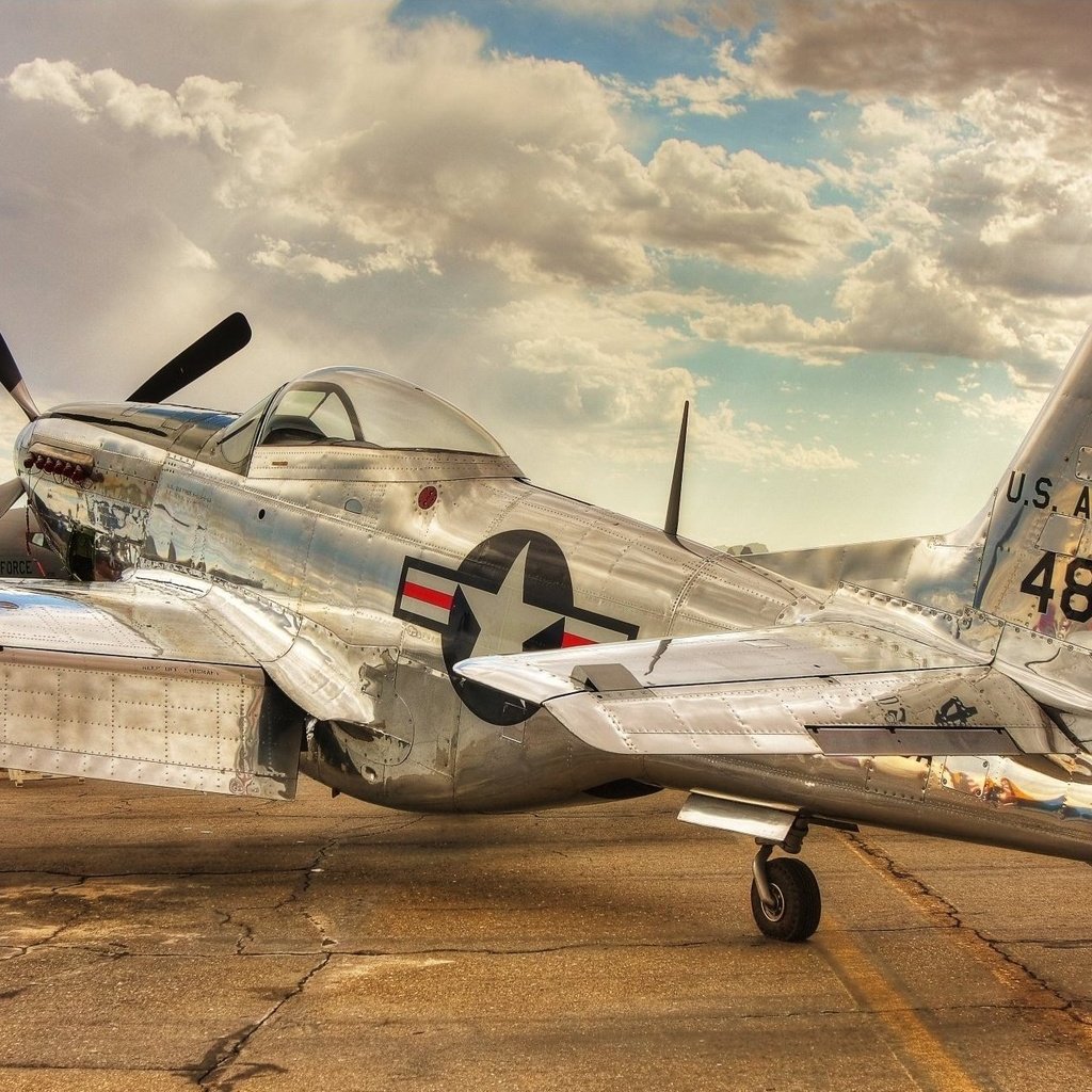 Обои авиатехника, мустанг, p-51, aircraft, mustang, the p-51 разрешение 2048x1295 Загрузить