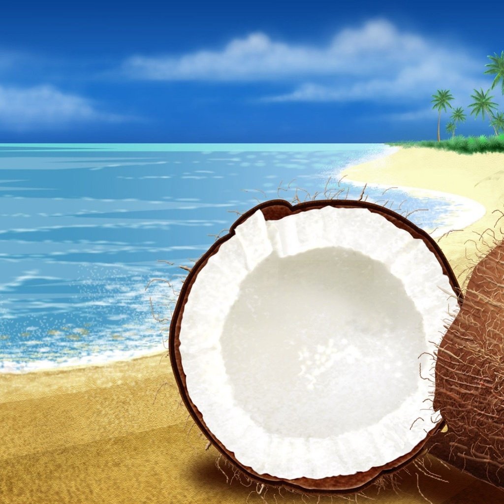 Обои море, пляж, реклама, кокос, баунти, райский остров, sea, beach, advertising, coconut, bounty, paradise island разрешение 2560x1600 Загрузить