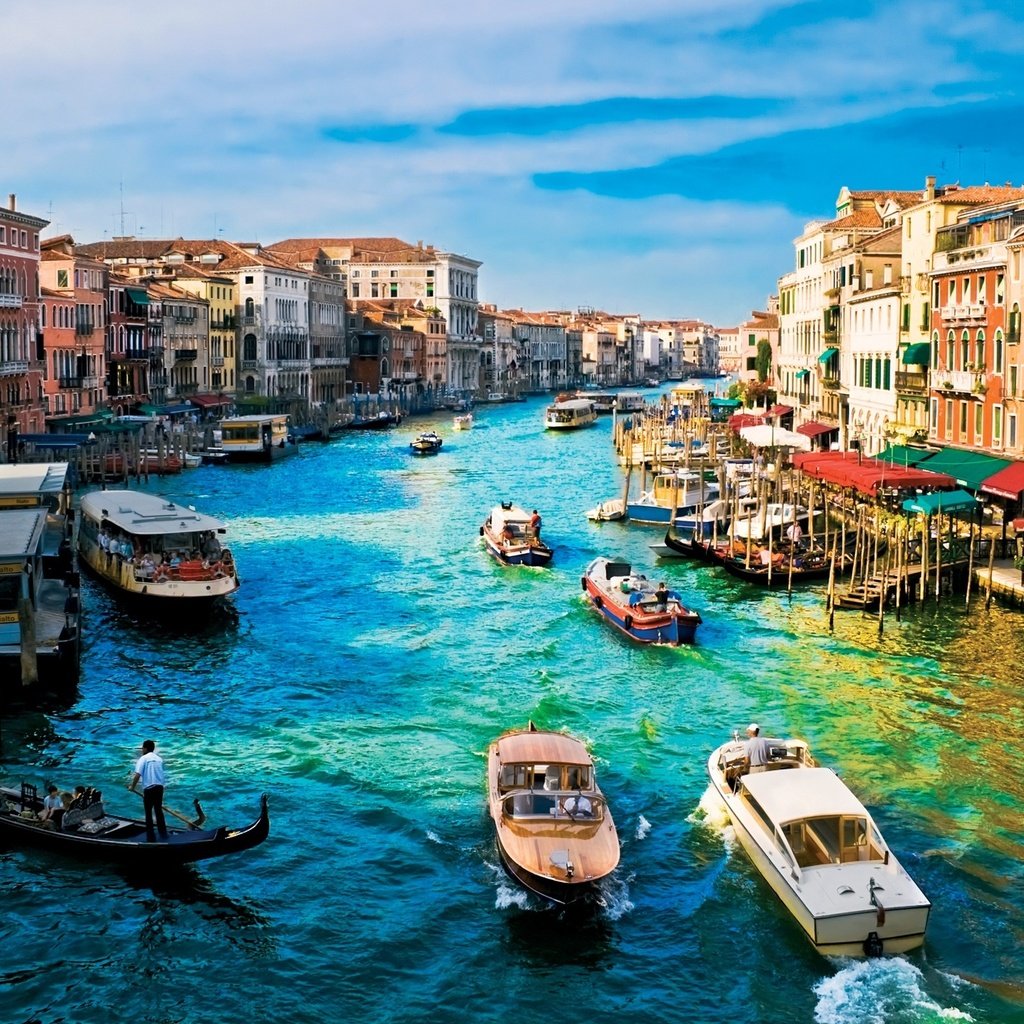 Обои венеция, канал, катер, гандола, venice, channel, boat, the gondola разрешение 2560x1600 Загрузить
