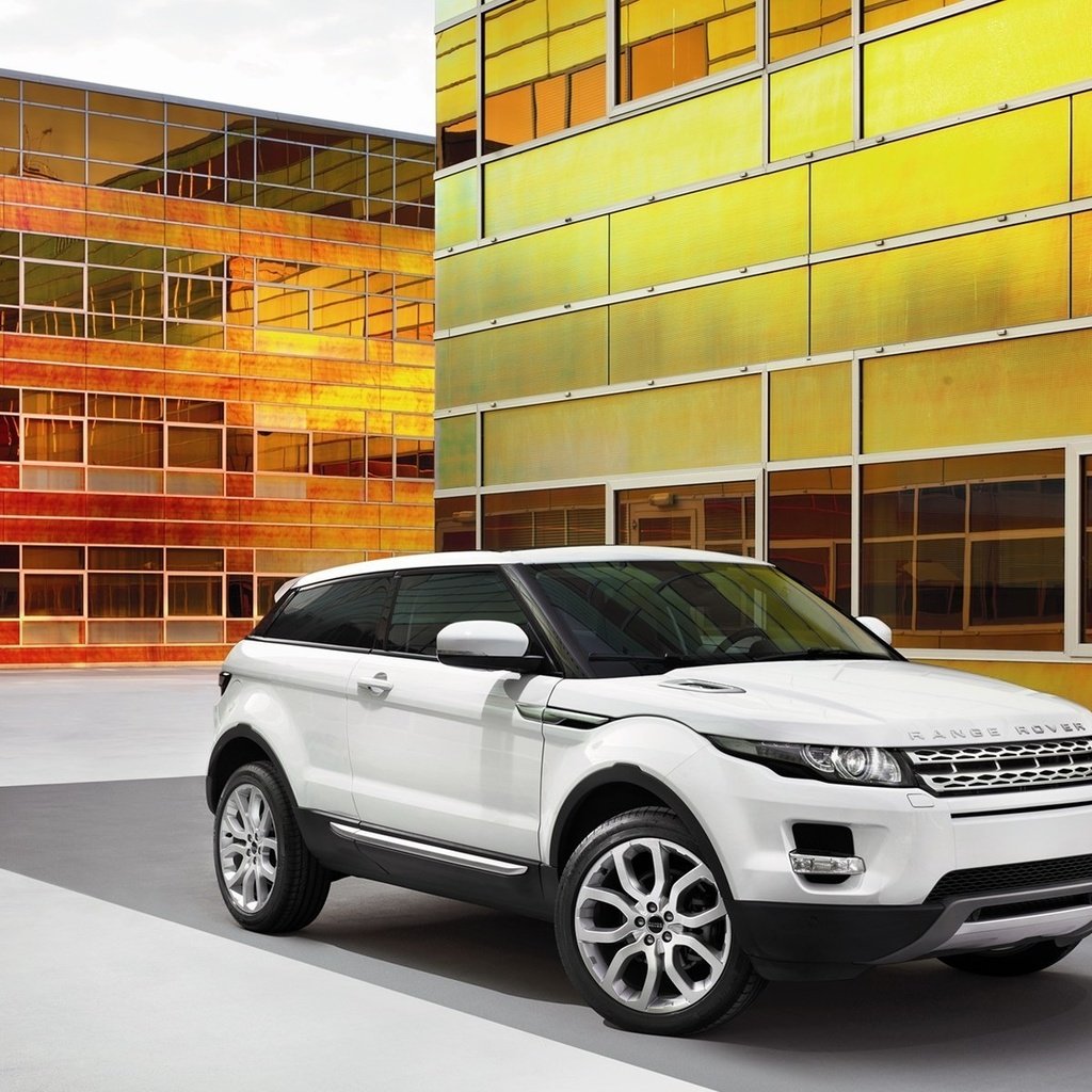 Обои белый, внедорожник, evoque 2011, ренж ровер, white, suv, the evoque 2011, range rover разрешение 1920x1200 Загрузить