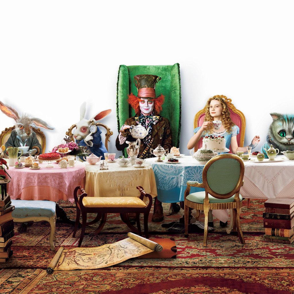 Обои алиса в стране чудес, alice in wonderland разрешение 2560x1600 Загрузить