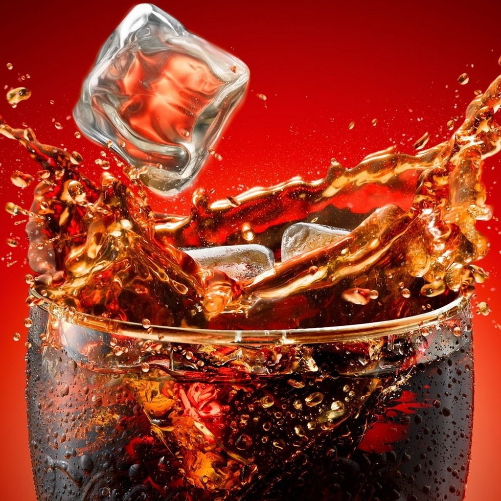 Обои напиток, брызги, всплеск, стакан, кока-кола, кола, drink, squirt, splash, glass, coca-cola, cola разрешение 1920x1200 Загрузить