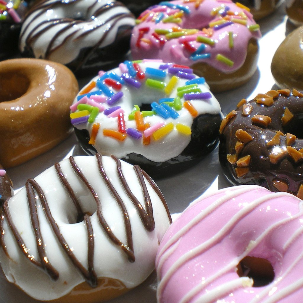 Обои пончики, сладость, сдоба, donuts, the sweetness, muffin разрешение 1920x1200 Загрузить